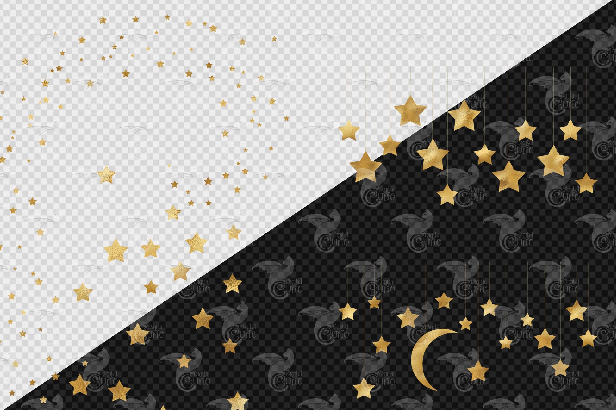gold stars clip art preview 4 585