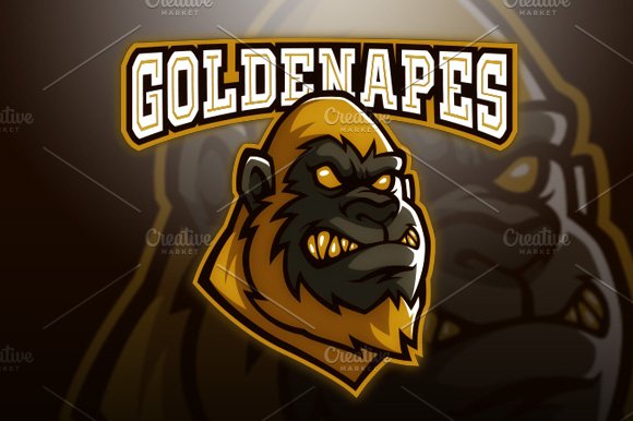 Golden Apes Logo cover image.