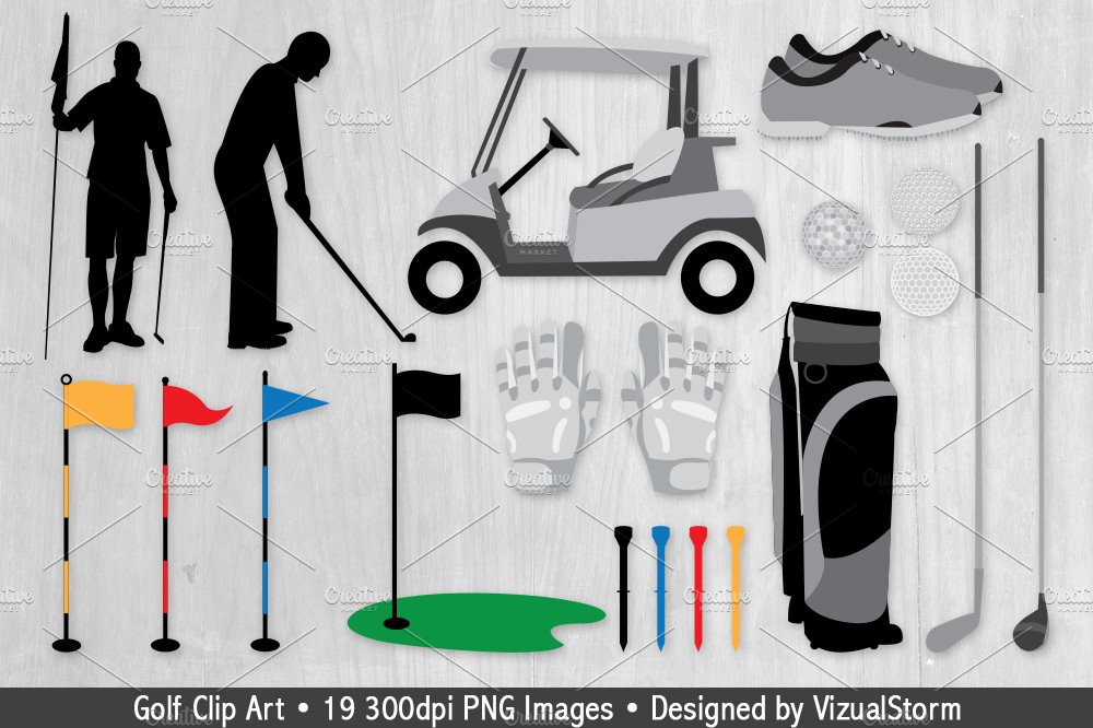 Sports - Golfing Illustrations cover image.