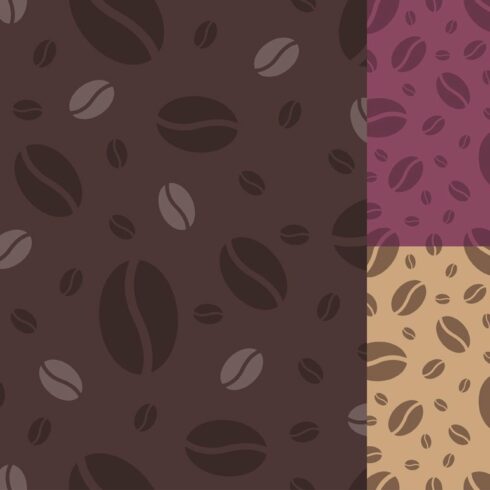 Coffe seamless pattern cover image.