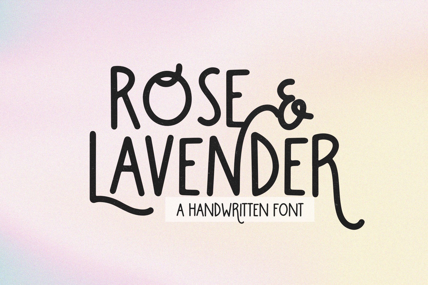 Rose & Lavender | Handwritten Font cover image.