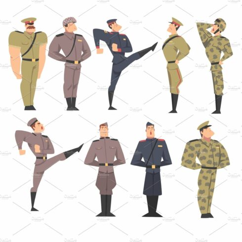 Military People Set, Army Soldiers cover image.