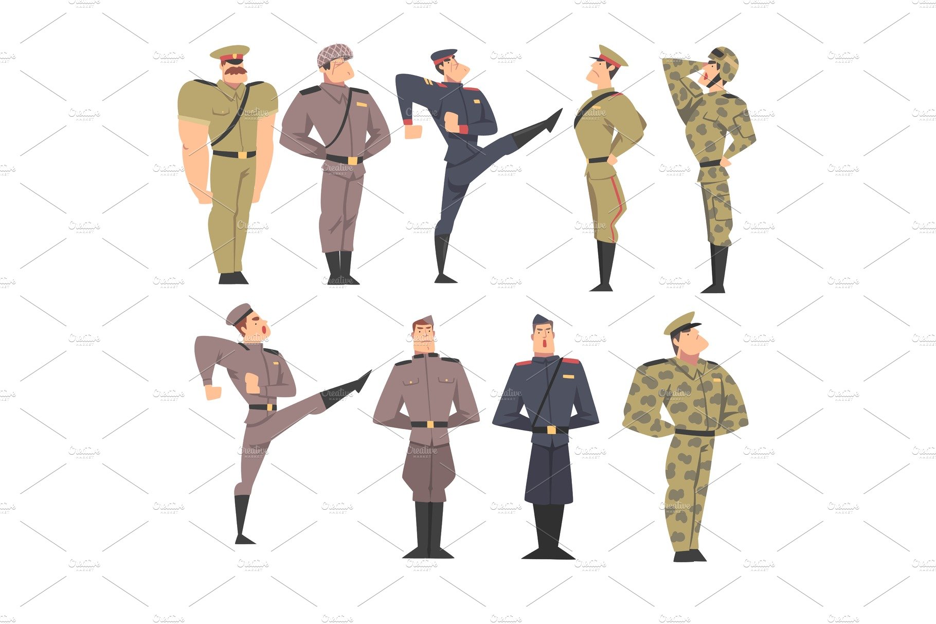 Military People Set, Army Soldiers cover image.
