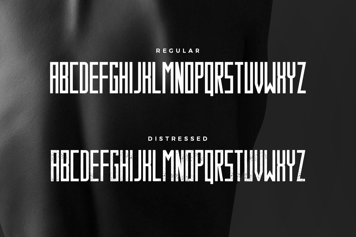 Behemoth Typeface preview image.