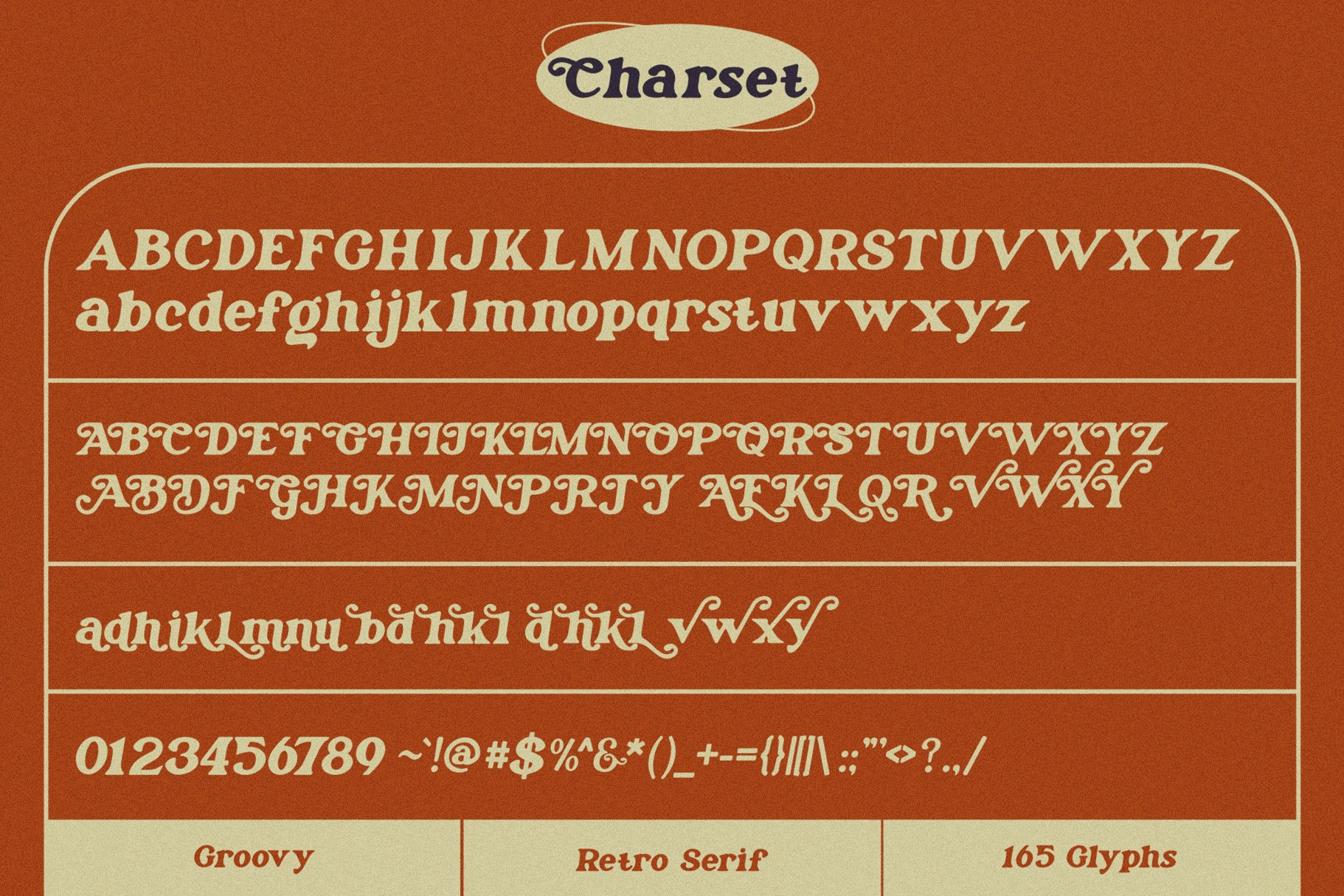 Gracy - Groovy Typeface preview image.