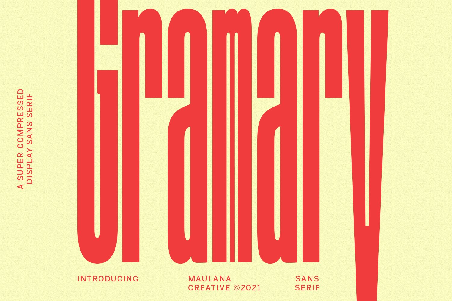 Gramary Compressed Sans Font cover image.
