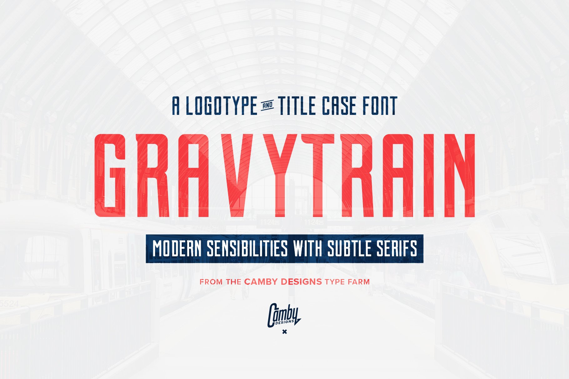 Gravytrain - A Display Font cover image.