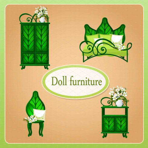 The image of dollhouse furniture cover image.