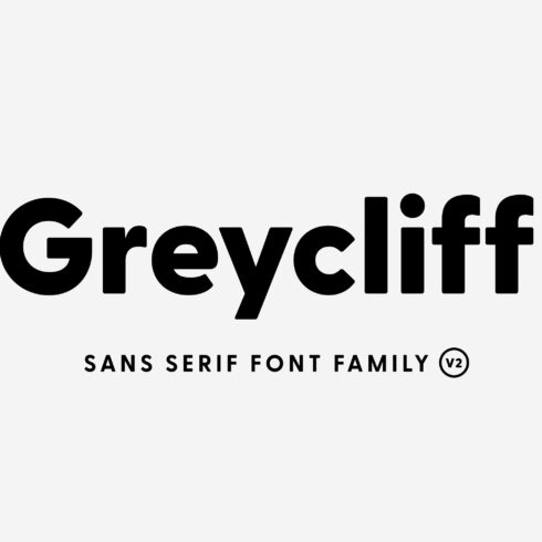 Greycliff CF: geometric sans font cover image.