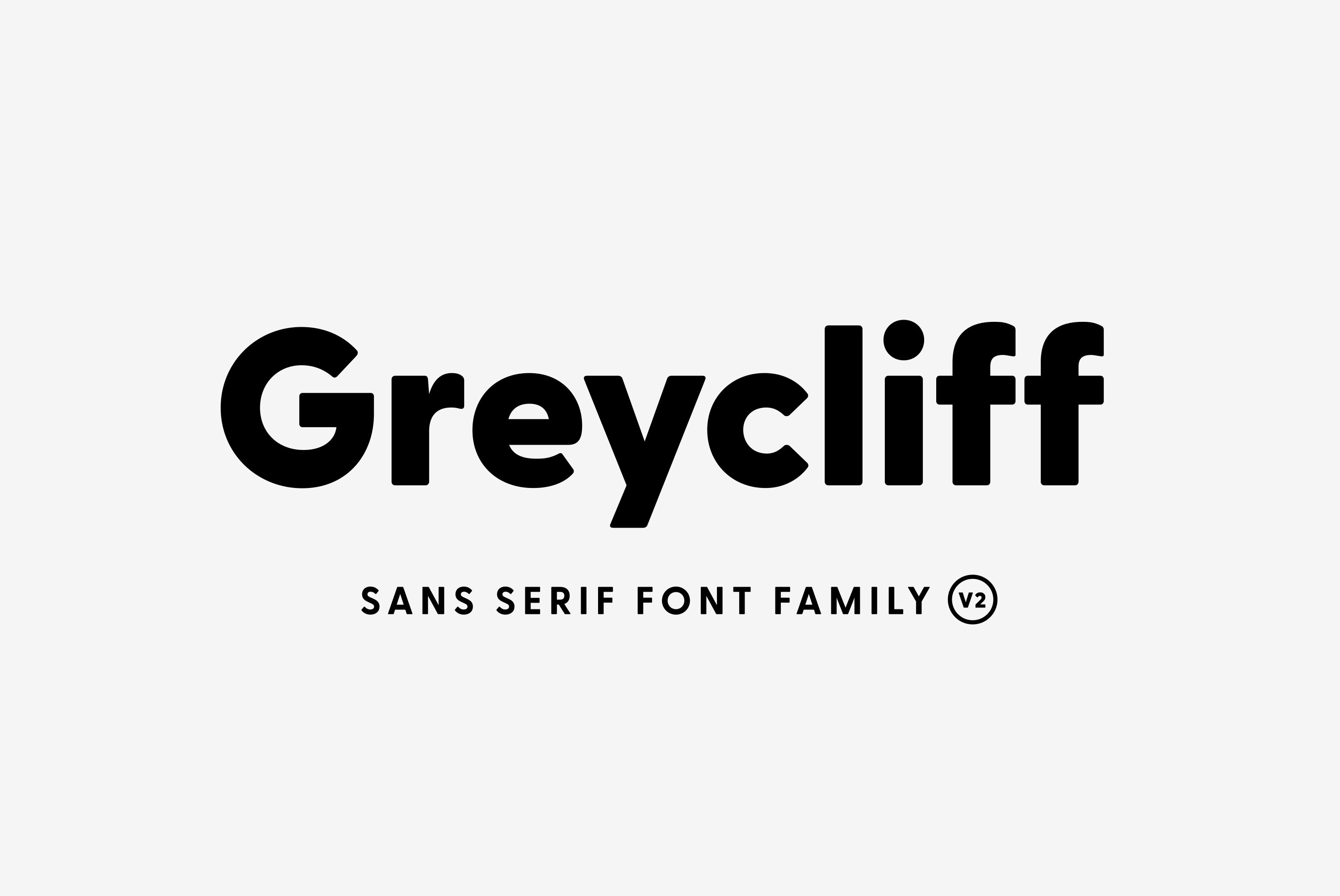 Greycliff CF: geometric sans font cover image.