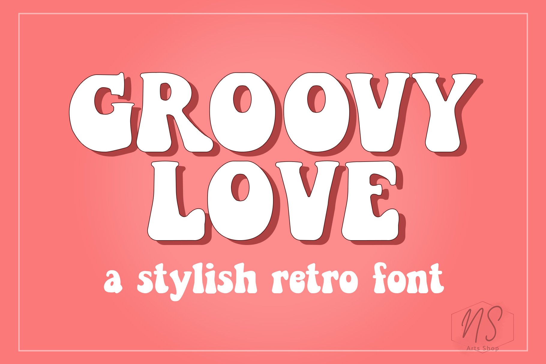 Retro font, Groovy font , Boho font cover image.