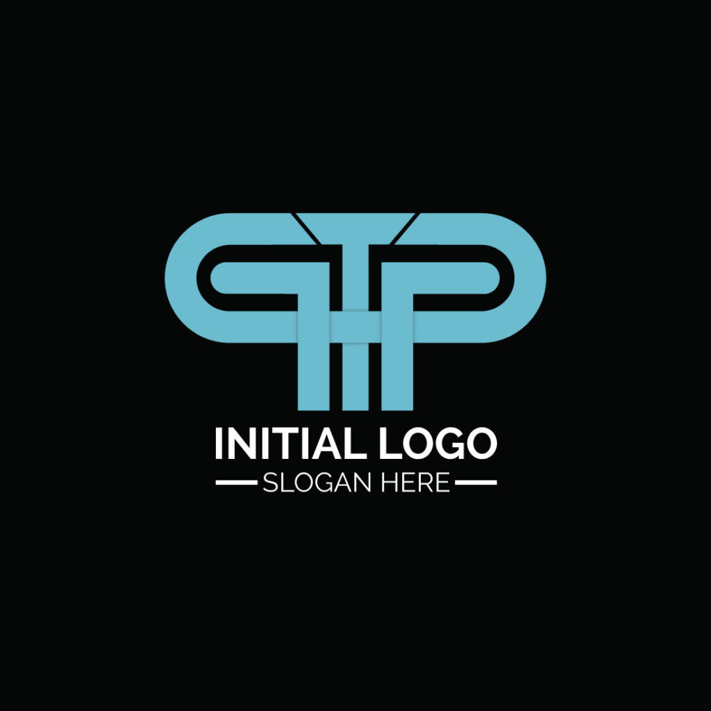 Modern Logo Initials GTP letter logo - MasterBundles