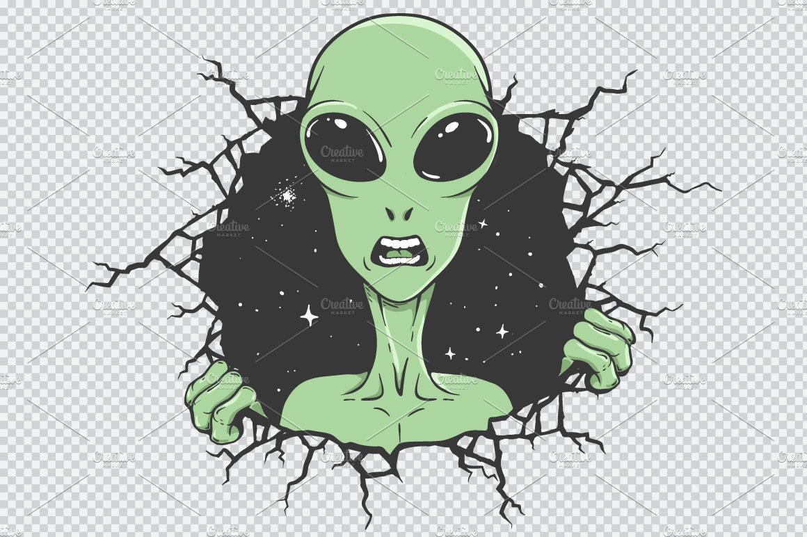 angry alien preview image.