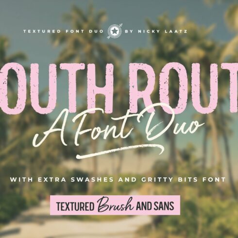 South Route Font Duo & Extras cover image.