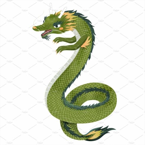 Adorable Chinese dragon cover image.