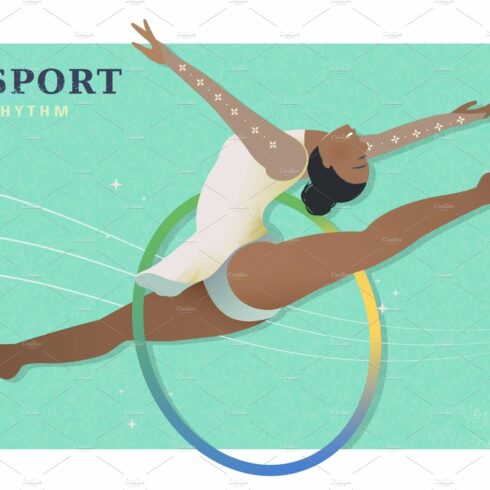 Rhythmic gymnastics poster cover image.