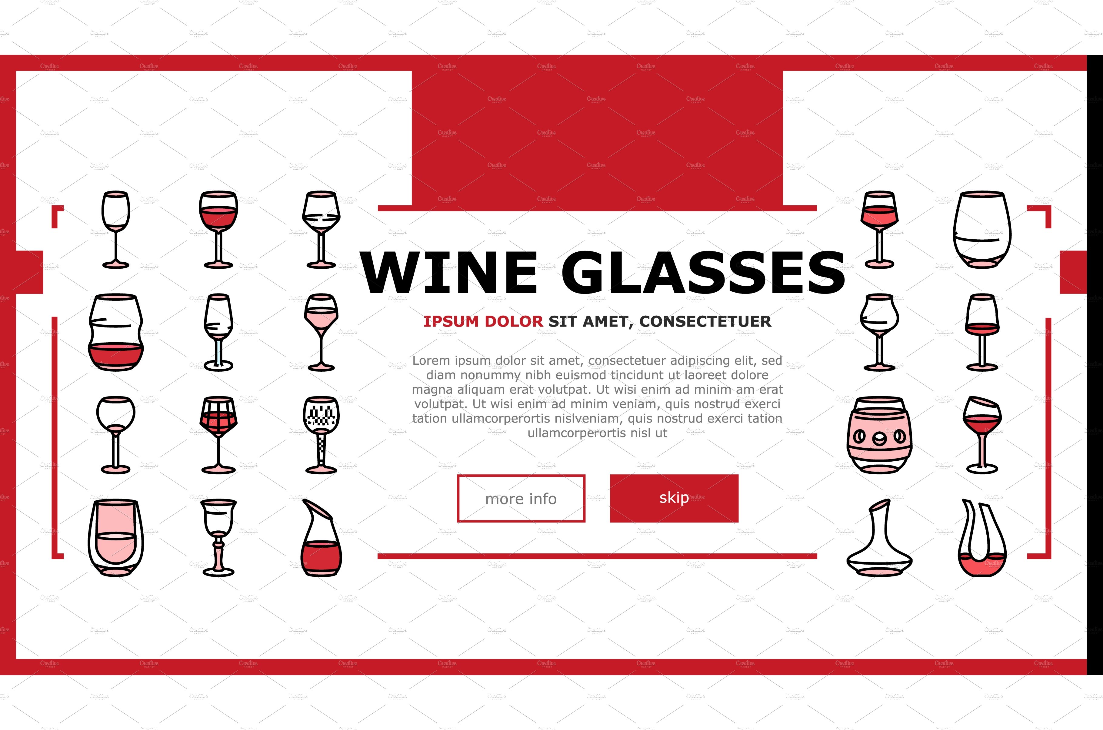 wine glass red drink alcohol landing cover image.