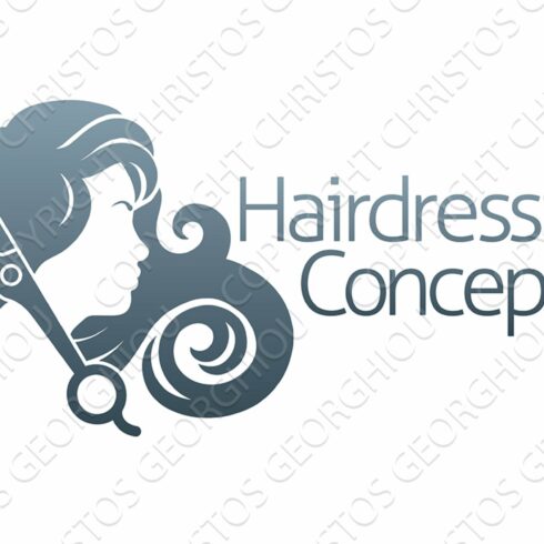 Woman Silhouette Hairdresser Hair cover image.