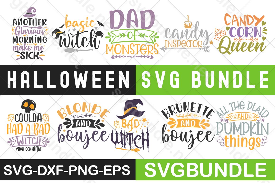 180+ Halloween SVG Big Bundle preview image.
