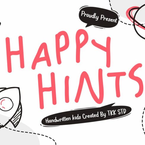 Happy Hints - Kids Font cover image.