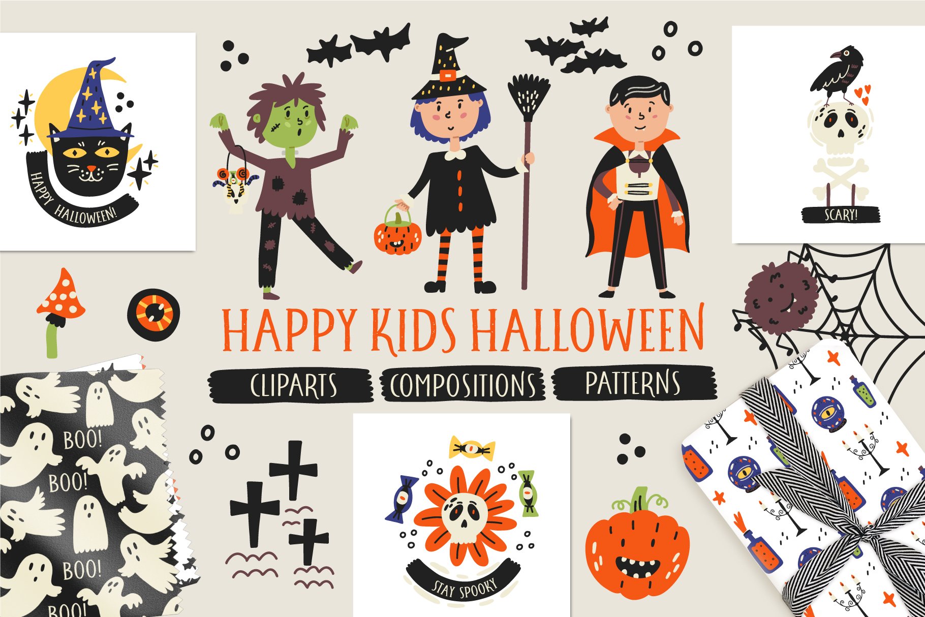 Happy Kids Halloween cover image.