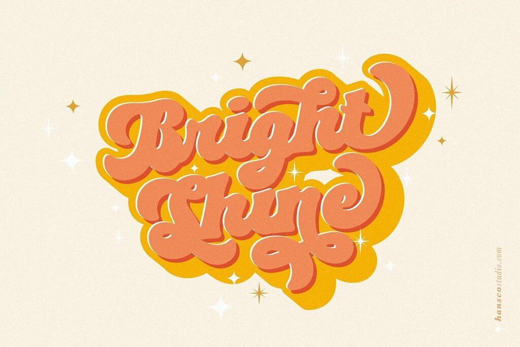 Happy Monday - Retro Groovy Fonts – MasterBundles