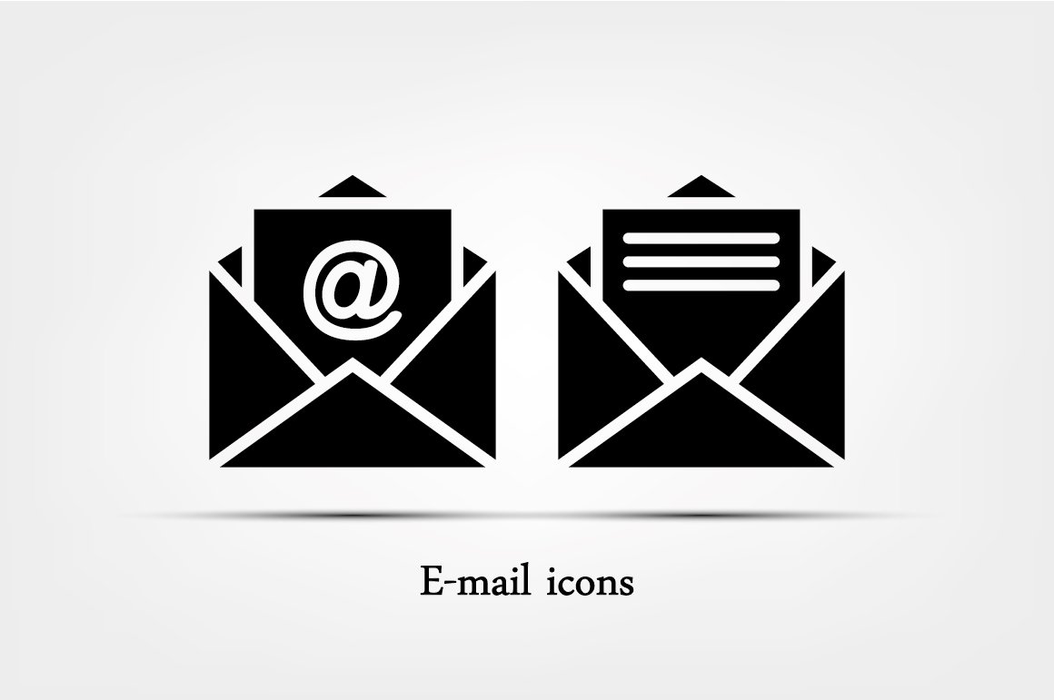 E-mail icons cover image.