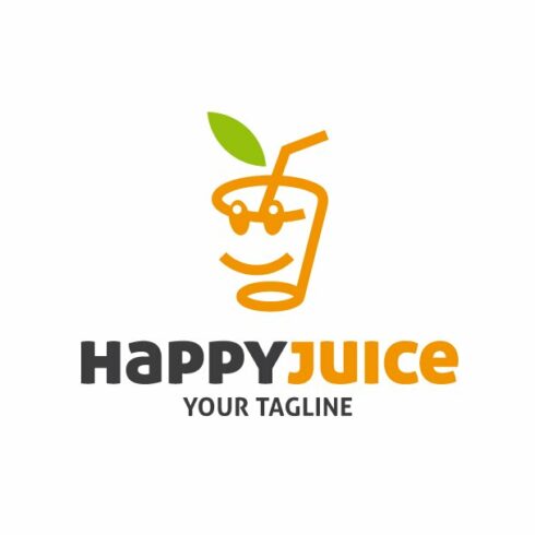 Happy Orange Juice Logo cover image.