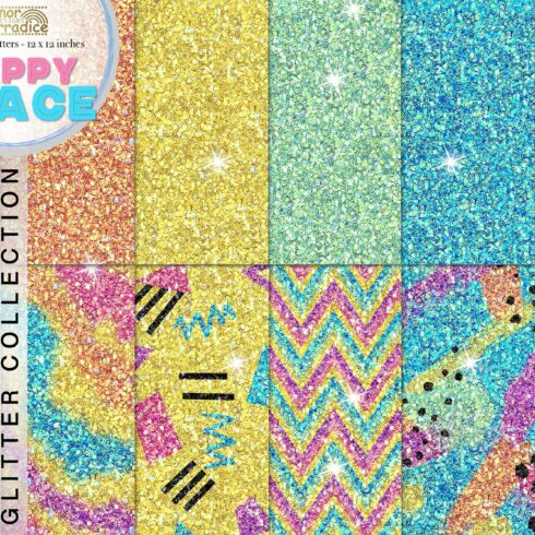 Happy Place - Rainbow glitters cover image.