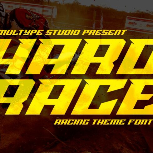 Hard Race Font cover image.