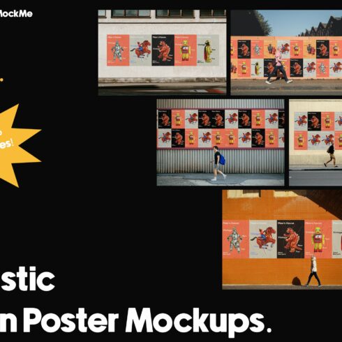 Urban Outdoor Poster Mockup Bundle 5 cover image.