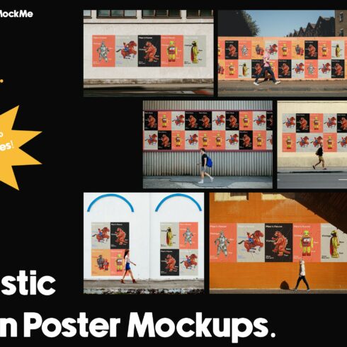 Urban Outdoor Poster Mockup Bundle 6 cover image.