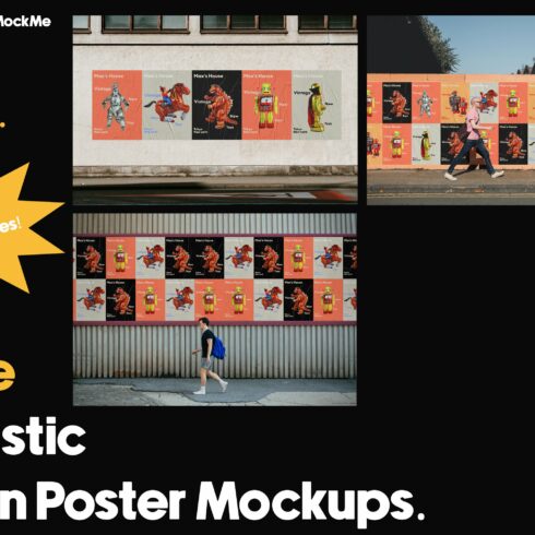 Urban Outdoor Poster Mockup Bundle 3 cover image.