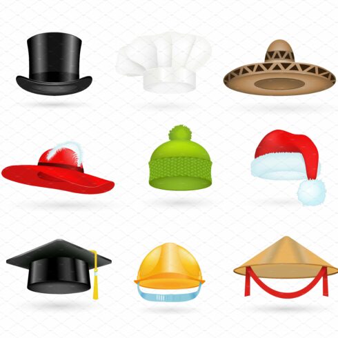 3d top hats different professions cover image.