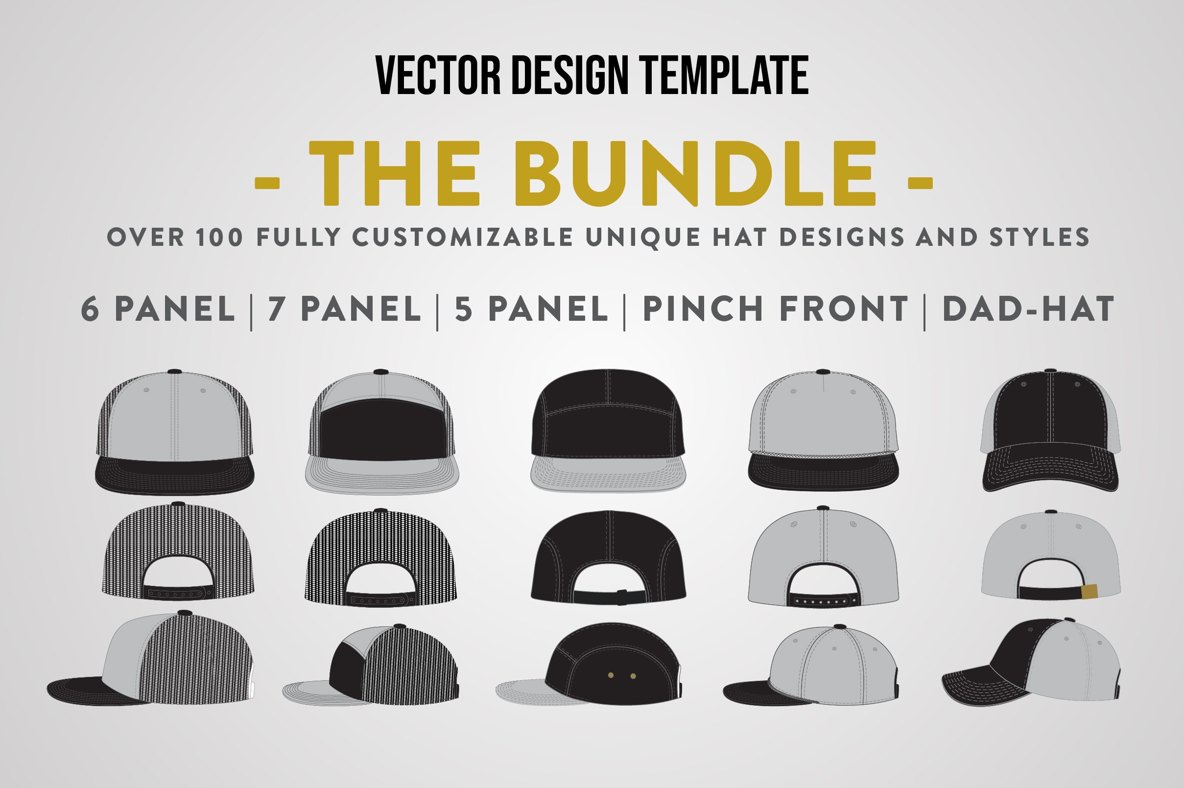 Hat Template - Bundle Pack cover image.