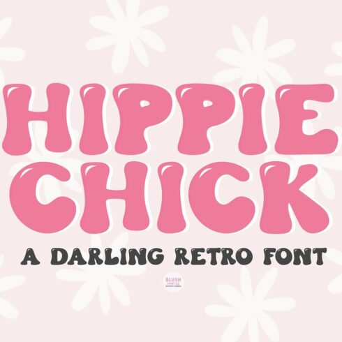 HIPPIE CHICK Retro Serif Font cover image.