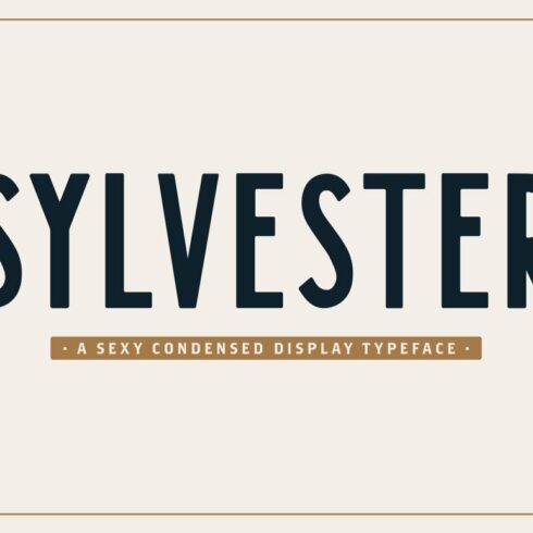 Sylvester Typeface cover image.