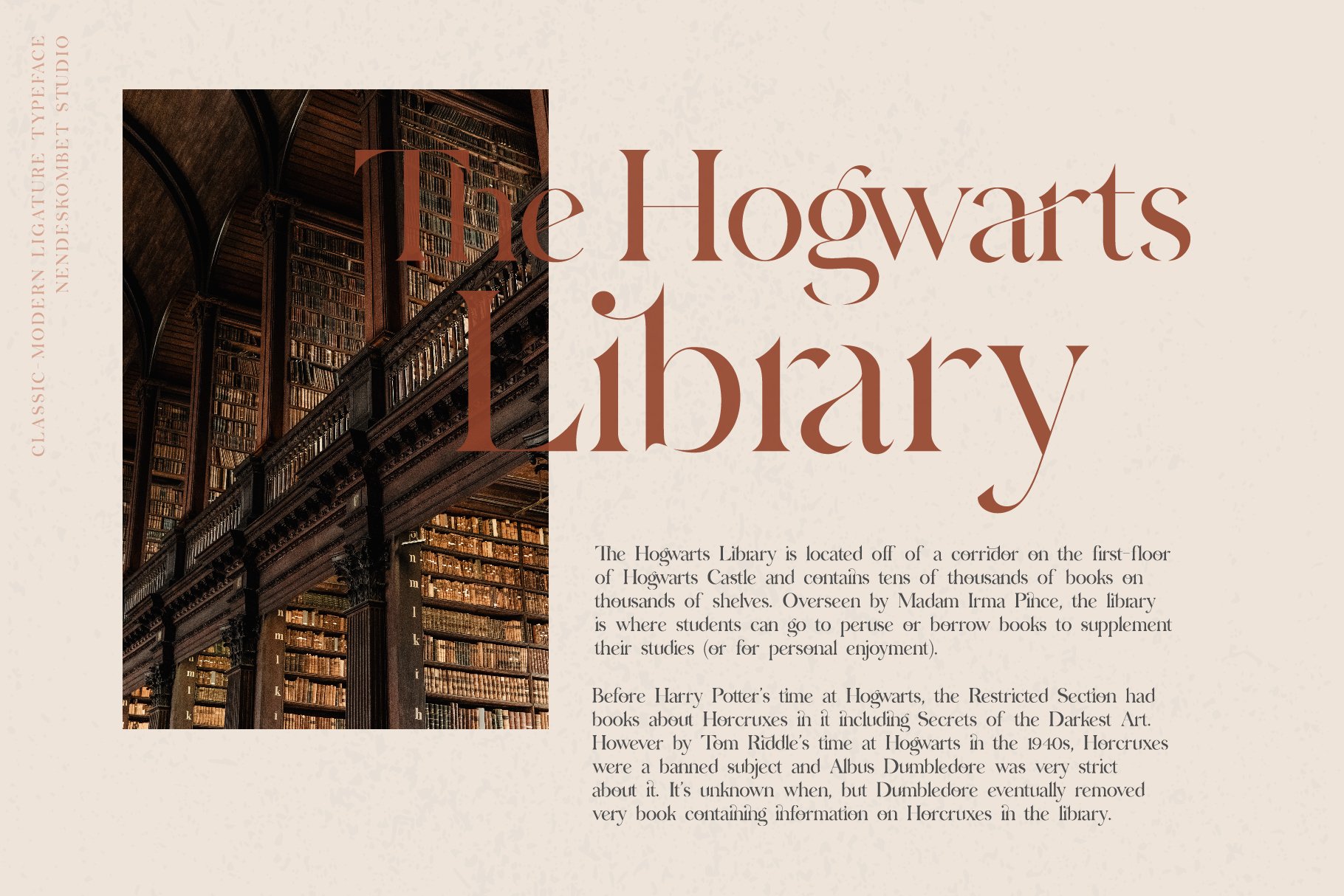 Hermione Classic-Modern Typeface preview image.