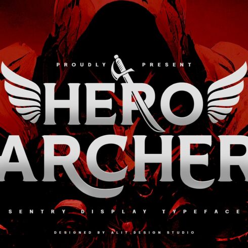 The Hero Archer Typeface cover image.