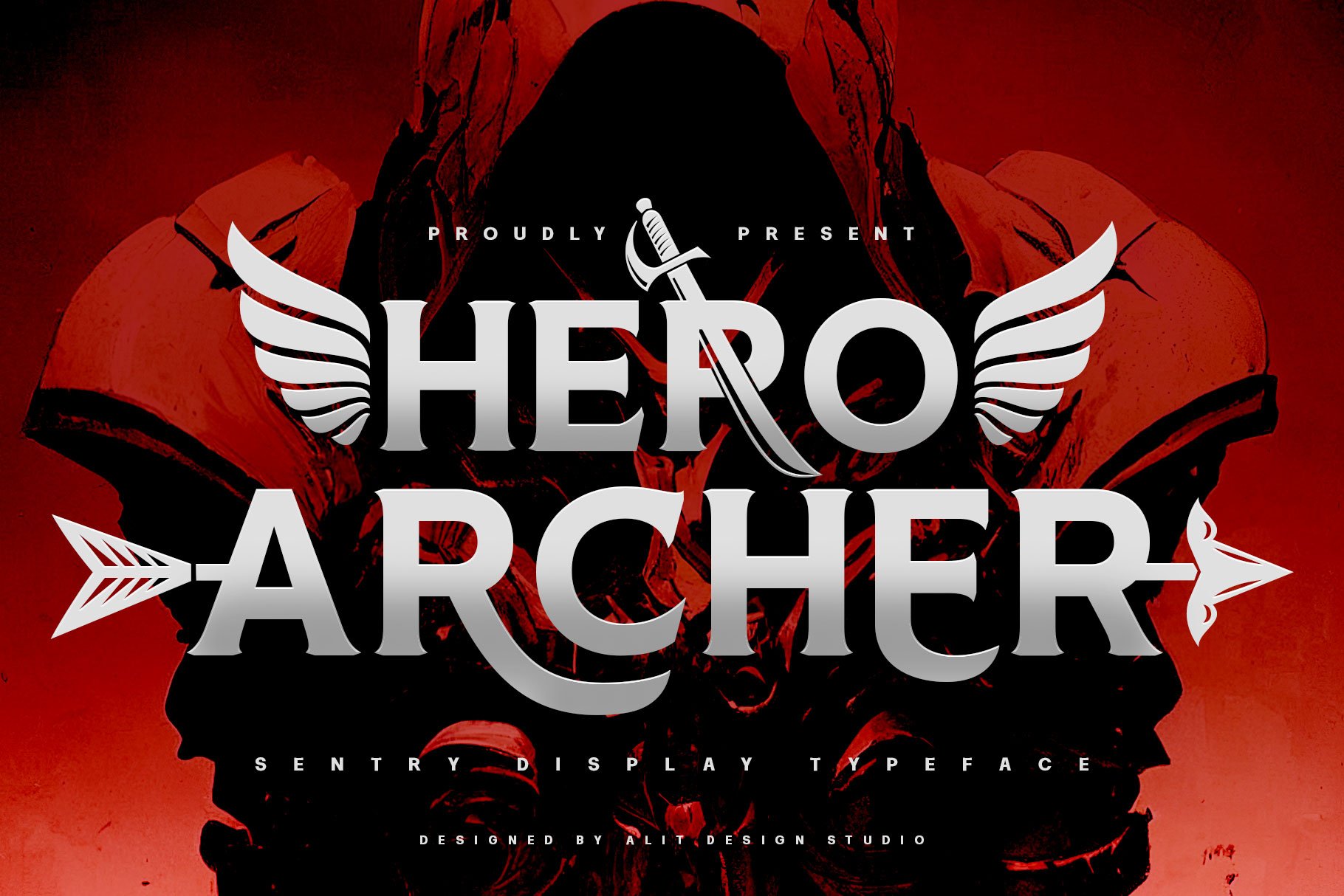 The Hero Archer Typeface cover image.