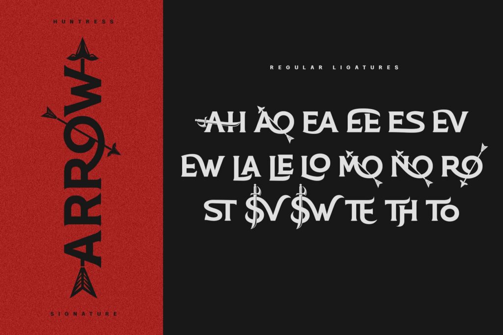 The Hero Archer Typeface MasterBundles