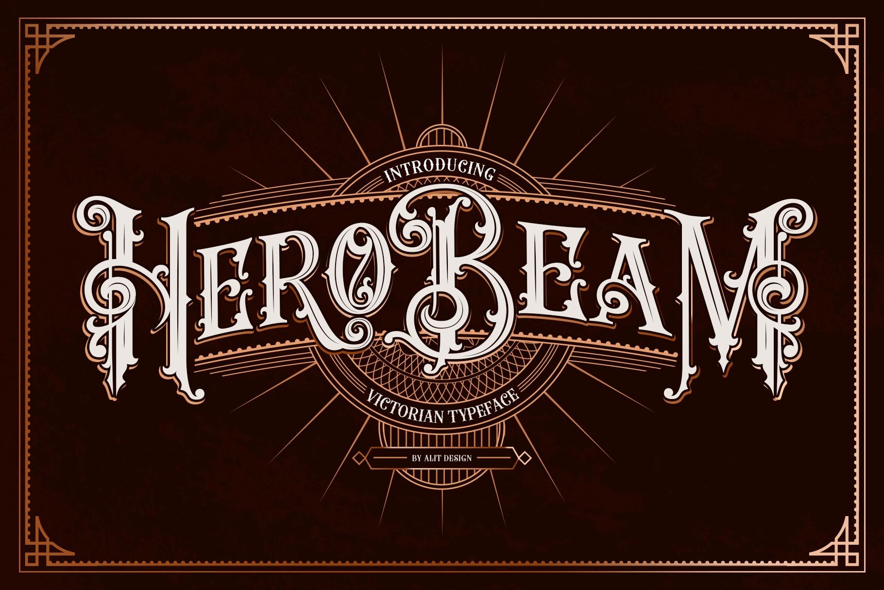 Hero Beam Typeface cover image.