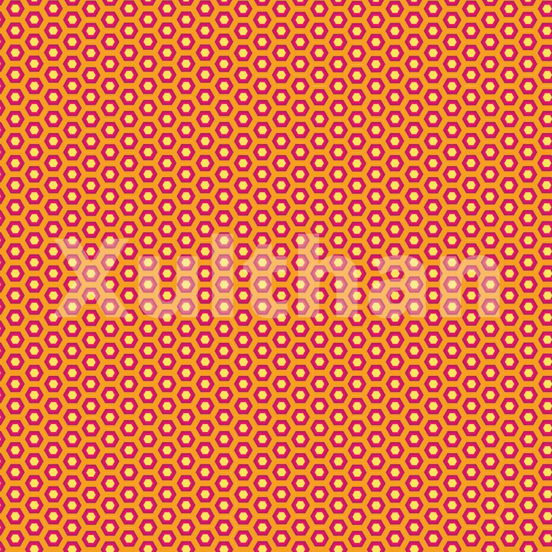 hexagon gift wrap pattern preview image.
