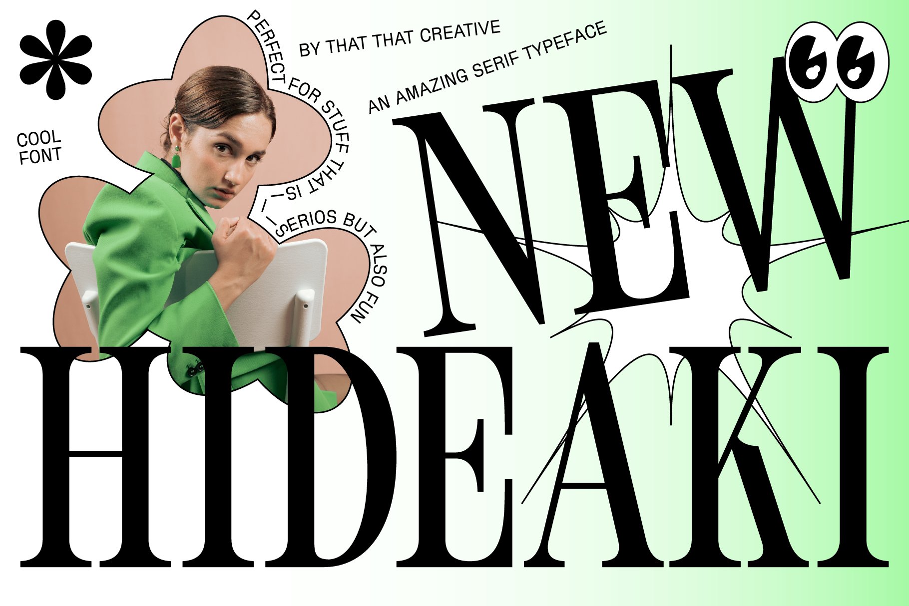 Hideaki Condensed Display Serif cover image.