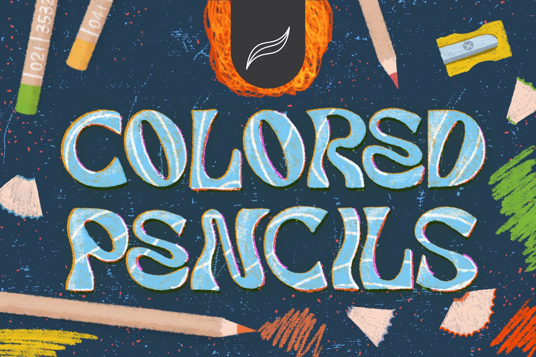 Procreate Colored Pencils Brush Set cover image.