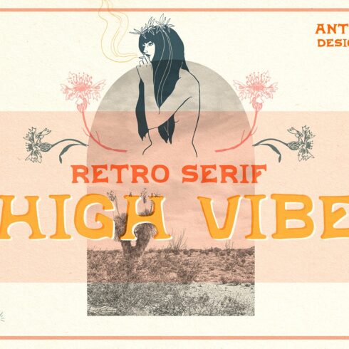 High Vibe - Vintage Retro Serif cover image.