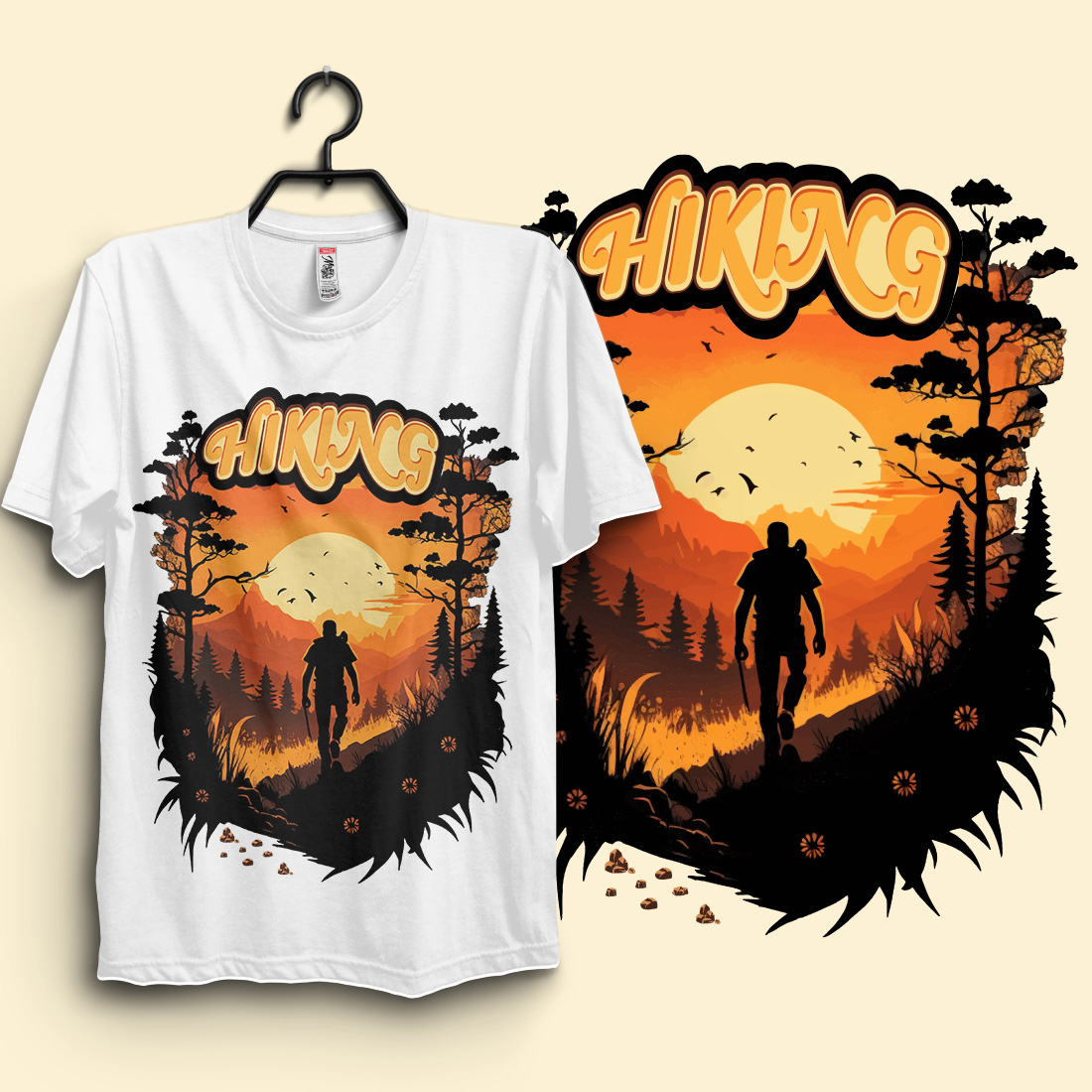 Hiking T-shirt Design, Best Hiking t shirt, Hiking mountain forest retro  vintage t shirt design, Adventure, travel, hiking