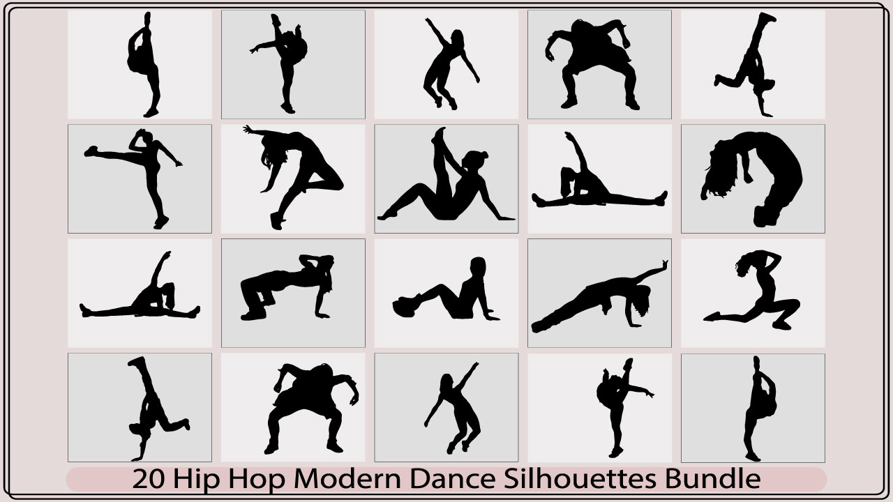 hip hop modern dance silhouettemb add media 76