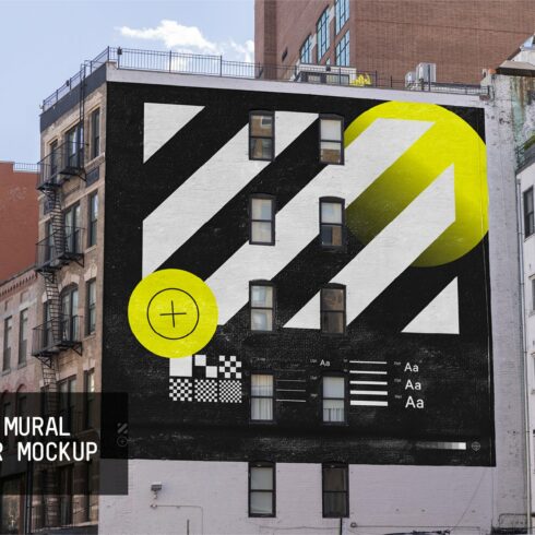 Urban Mural Mockup cover image.