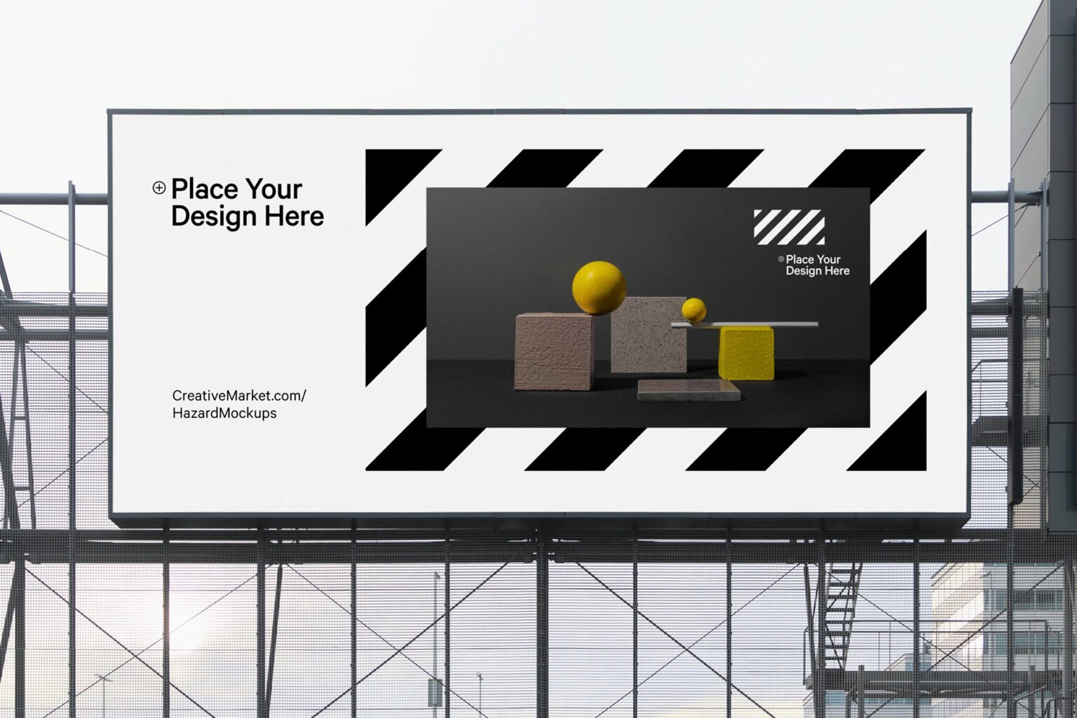 Clean Billboard Banner Mockup – MasterBundles